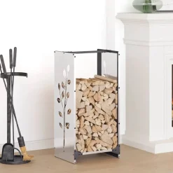 vidaXL Accesorios Para Hornos De Leña Y Chimeneas-Leñero 40x30x80 cm