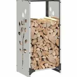 vidaXL Accesorios Para Hornos De Leña Y Chimeneas-Leñero 40x30x80 cm