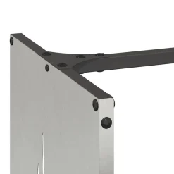 vidaXL Leñero 40x30x80 cm Acero inoxidable Clearance