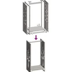 vidaXL Accesorios Para Hornos De Leña Y Chimeneas-Leñero 40x30x80 cm acero corten