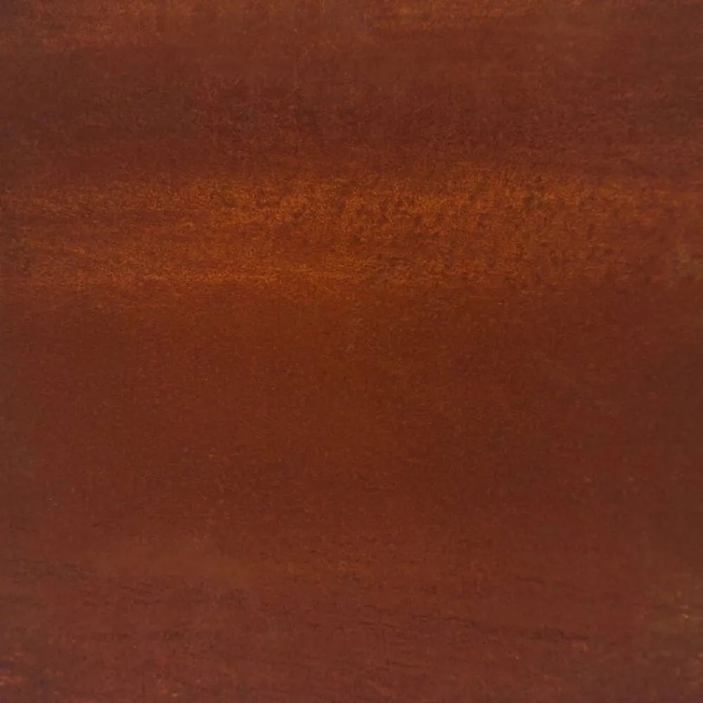 vidaXL Leñero 40x40x40 cm Acero oxidado Discount