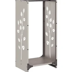 vidaXL Accesorios Para Hornos De Leña Y Chimeneas-Leñero 40x30x80 cm acero corten