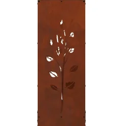 vidaXL Accesorios Para Hornos De Leña Y Chimeneas-Leñero 40x30x80 cm acero corten