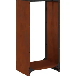 vidaXL Leñero 40x30x80 cm acero corten Acero oxidado Online