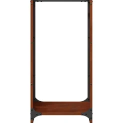 vidaXL Leñero 40x30x80 cm acero corten Acero oxidado Online