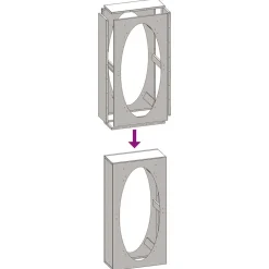 vidaXL Accesorios Para Hornos De Leña Y Chimeneas-Leñero 50x23x100 cm Stainless Steel