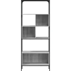 vidaXL Estanterías-Librería 5 estantes madera ingeniería 76x33x188,5cm