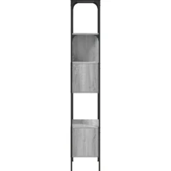 vidaXL Estanterías-Librería 5 estantes madera ingeniería 76x33x188,5cm