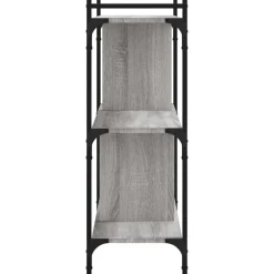 vidaXL Estanterías-Librería 3 estantes madera ingeniería 76x32x88 cm