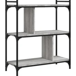 vidaXL Estanterías-Librería 3 estantes madera ingeniería 76x32x88 cm