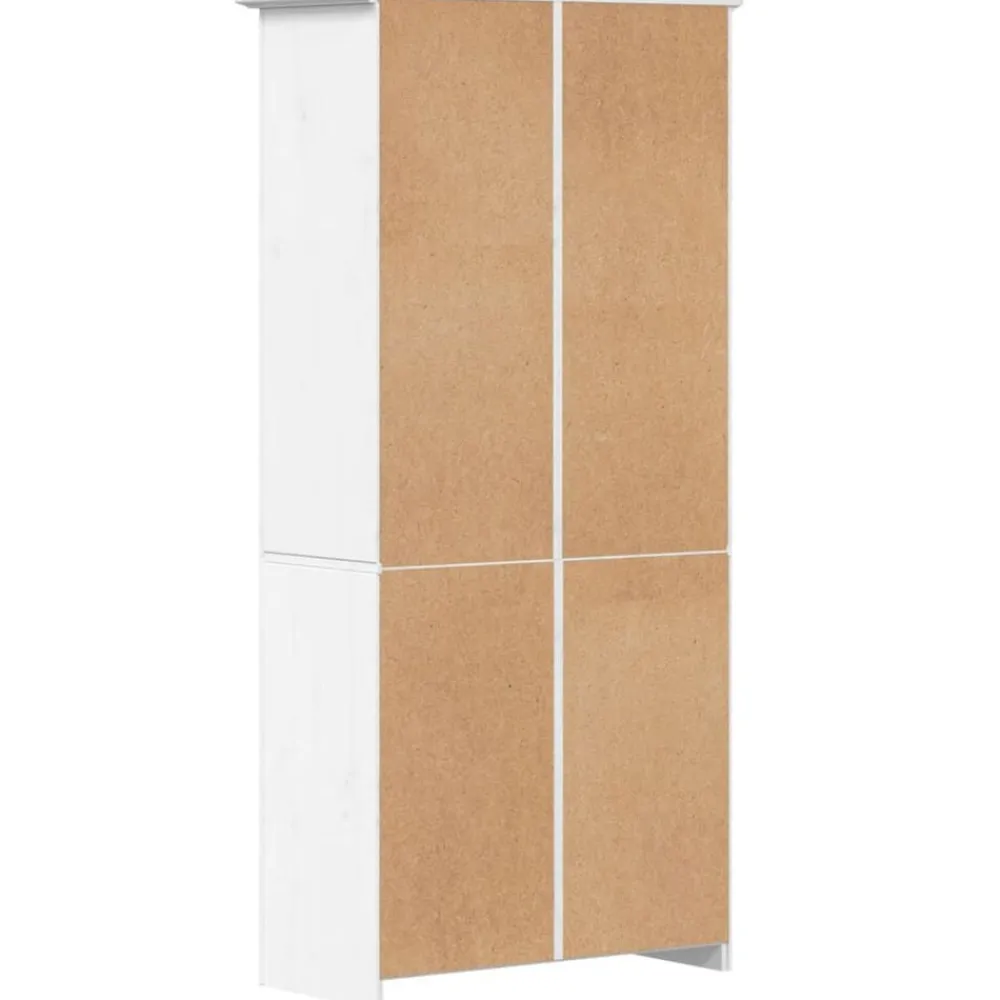 vidaXL Librería BODO madera maciza de pino 82x40x173 cm Blanco Online