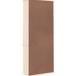 vidaXL Librería con cajones ALTA madera maciza de pino 77x35x186,5 cm Natural Online