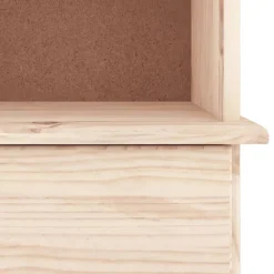 vidaXL Librería con cajones ALTA madera maciza de pino 77x35x186,5 cm Natural Online