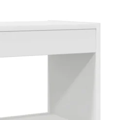 vidaXL Librería con estante 80 x 30 x 198 cm Madera de ingeniería White Clearance