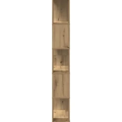 vidaXL Estanterías-Librería de 5 niveles madera artesanal 80,5x23,5x162,5 cm