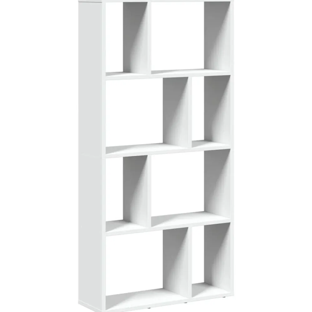 vidaXL Librería de madera de ingeniería blanca 60x20x120,5 cm Blanco Sale