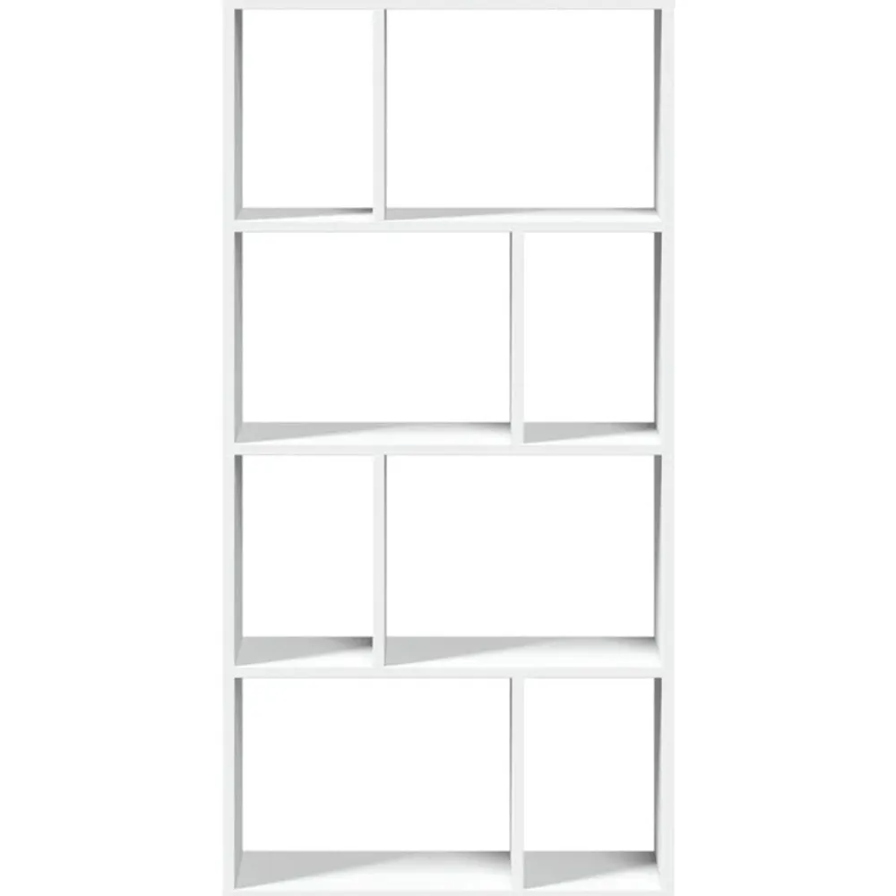 vidaXL Librería de madera de ingeniería blanca 60x20x120,5 cm Blanco Sale