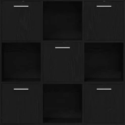 vidaXL Estanterías-Librería de 90x28x90 cm Madera de ingeniería