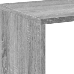 vidaXL Librería divisor madera ingeniería 102x29x103,5 cm Gris sonoma
