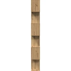 vidaXL Librería divisora 6 niveles madera 70x24x193 cm Roble artisan Sale