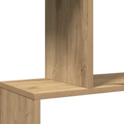 vidaXL Librería divisora 6 niveles madera 70x24x193 cm Roble artisan Sale