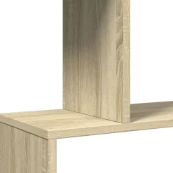 vidaXL Estanterías-Librería divisora 6 niveles madera 70x24x193 cm