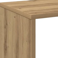 vidaXL Librería divisora madera 69,5x29x69,5 cm Roble artisan New