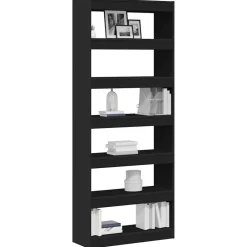 vidaXL Estanterías-Librería 80 x 30 x 198 cm Madera de ingeniería