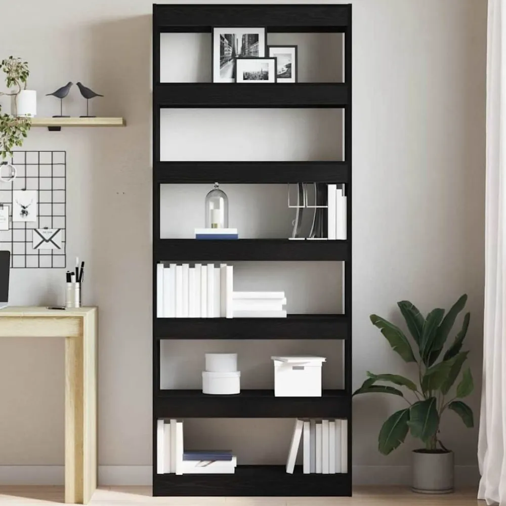 vidaXL Estanterías-Librería 80 x 30 x 198 cm Madera de ingeniería