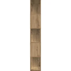 vidaXL Estanterías-Librería Roble artesanal 80 x 24 x 159 cm Madera de ingeniería