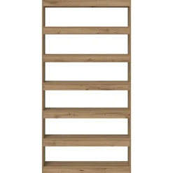 vidaXL Librería Roble Artesanal 100 x 30 x 198 cm Madera de ingeniería Roble artisan New