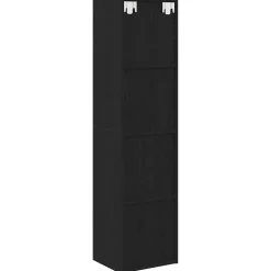 vidaXL Librería 143 x 30 x 36 cm Madera de ingeniería Roble negro Best