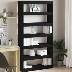 vidaXL Estanterías-Librería 100 x 30 x 198 cm Madera de ingeniería