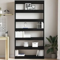 vidaXL Estanterías-Librería 100 x 30 x 198 cm Madera de ingeniería