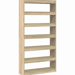 vidaXL Librería 100 x 30 x 198 cm Madera de ingeniería Roble Sonoma Hot