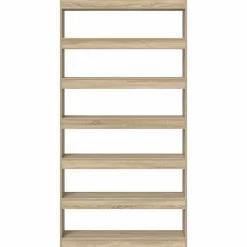 vidaXL Librería 100 x 30 x 198 cm Madera de ingeniería Roble Sonoma Hot