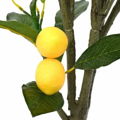 vidaXL Limonero artificial 136 hojas 120 cm verde Sale
