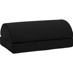vidaXL Liso 44 x 29 x 17 cm Espuma PU Negro New