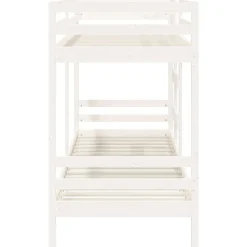 vidaXL Camas Y Accesorios-Litera de madera maciza de pino 90x200 cm