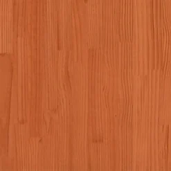 vidaXL Litera de madera maciza de pino marrón cera 80x200 cm Marr&oacute;n cera New