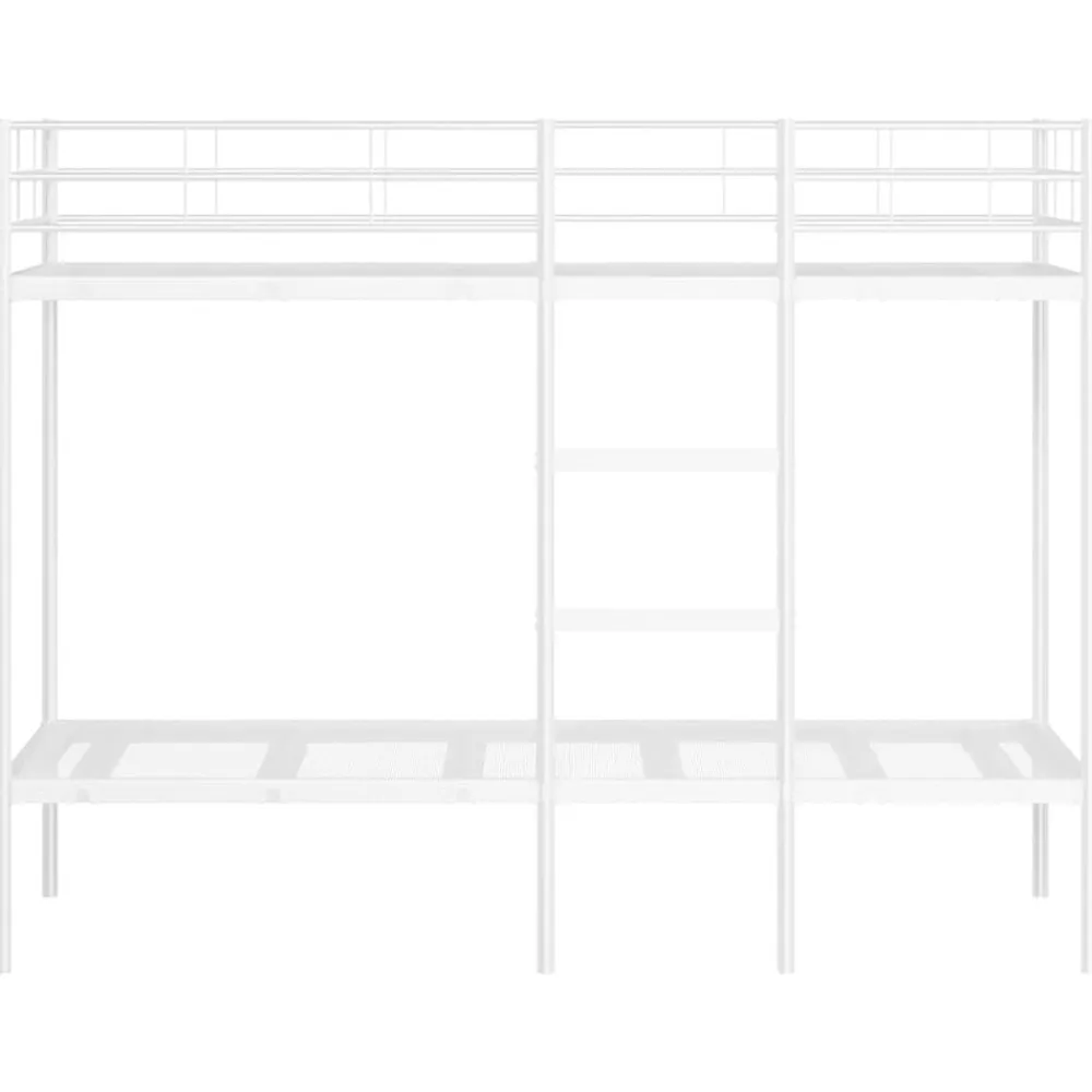 vidaXL Camas Y Accesorios-Litera sin colchón acero 75x190 cm