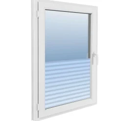 vidaXL Lámina de ventana esmerilada diseño de rayas PVC 0,9x5 m Opaco a rayas Sale