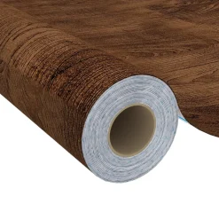 vidaXL Láminas autoadhesivas para muebles PVC 500x90 cm Roble oscuro Online