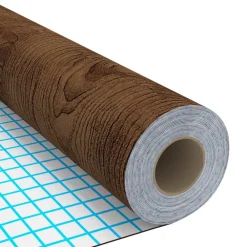 vidaXL Láminas autoadhesivas para muebles PVC 500x90 cm Roble oscuro Online