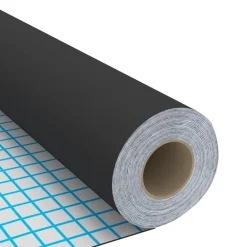 vidaXL Láminas autoadhesivas muebles PVC 500x90 cm Negro Sale