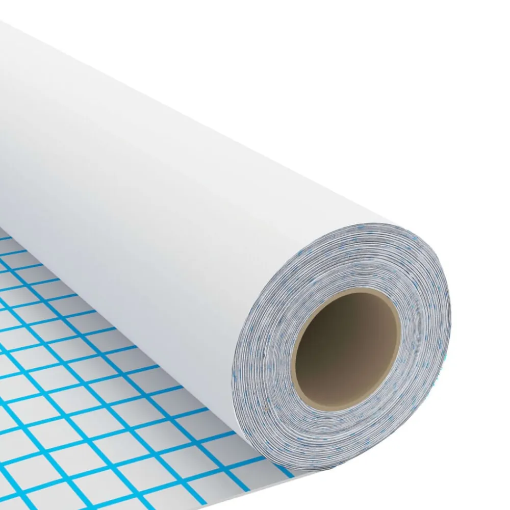 vidaXL Láminas autoadhesivas muebles PVC 500x90 cm Blanco Online
