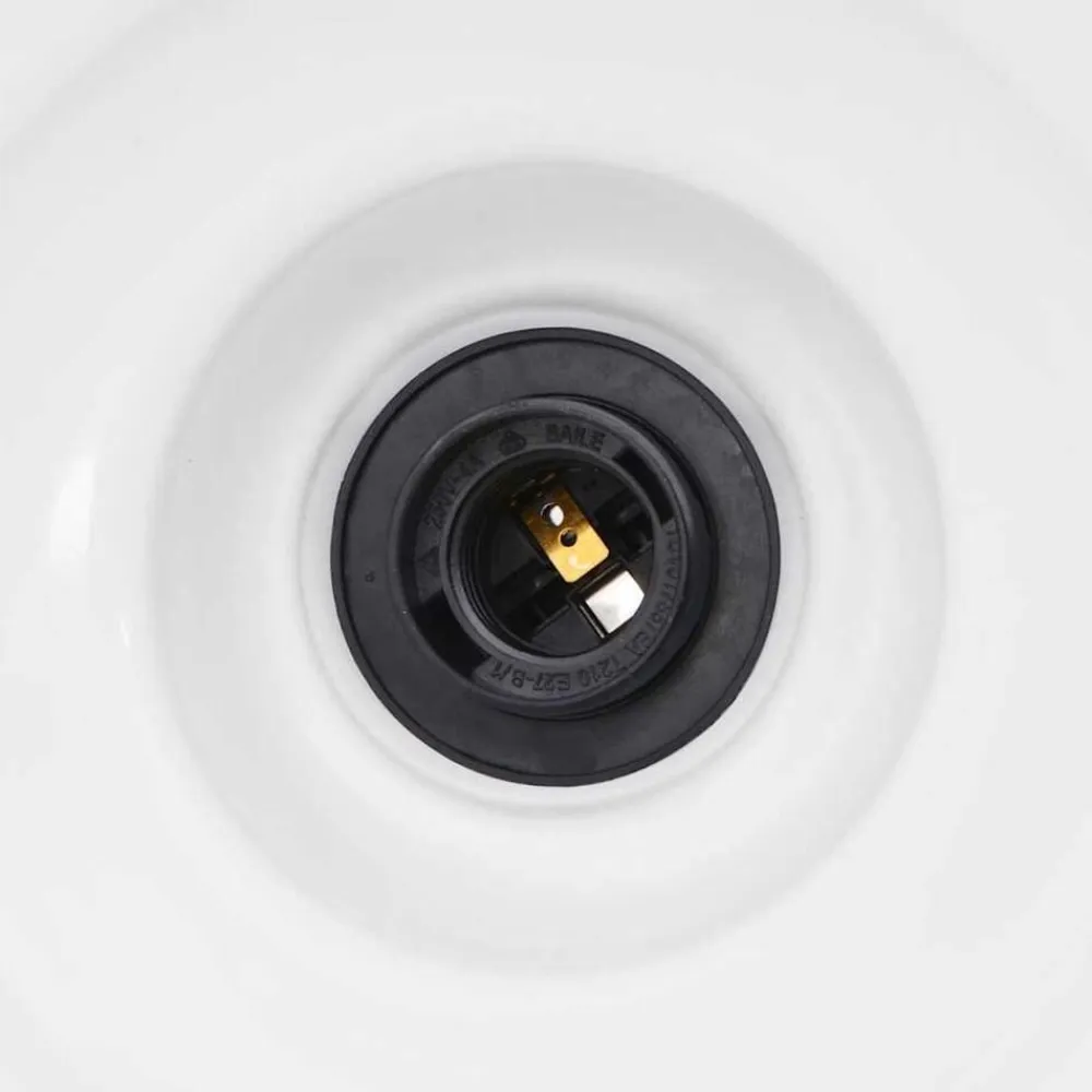 vidaXL Lámpara colgante regulable altura E27 Ø 31cm Amarillo brillante