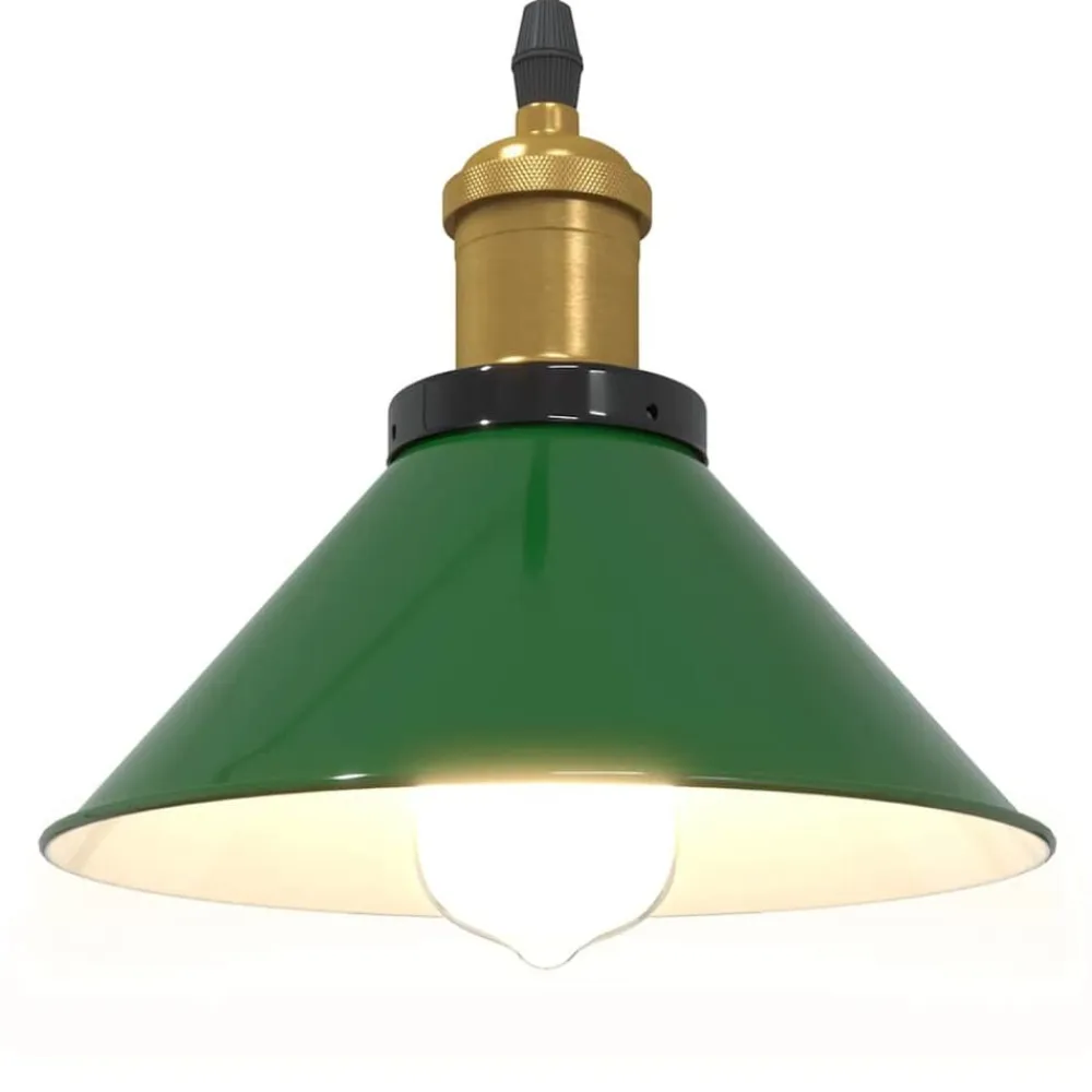 vidaXL Iluminación-Lámpara colgante regulable en altura E27 Ø 22cm