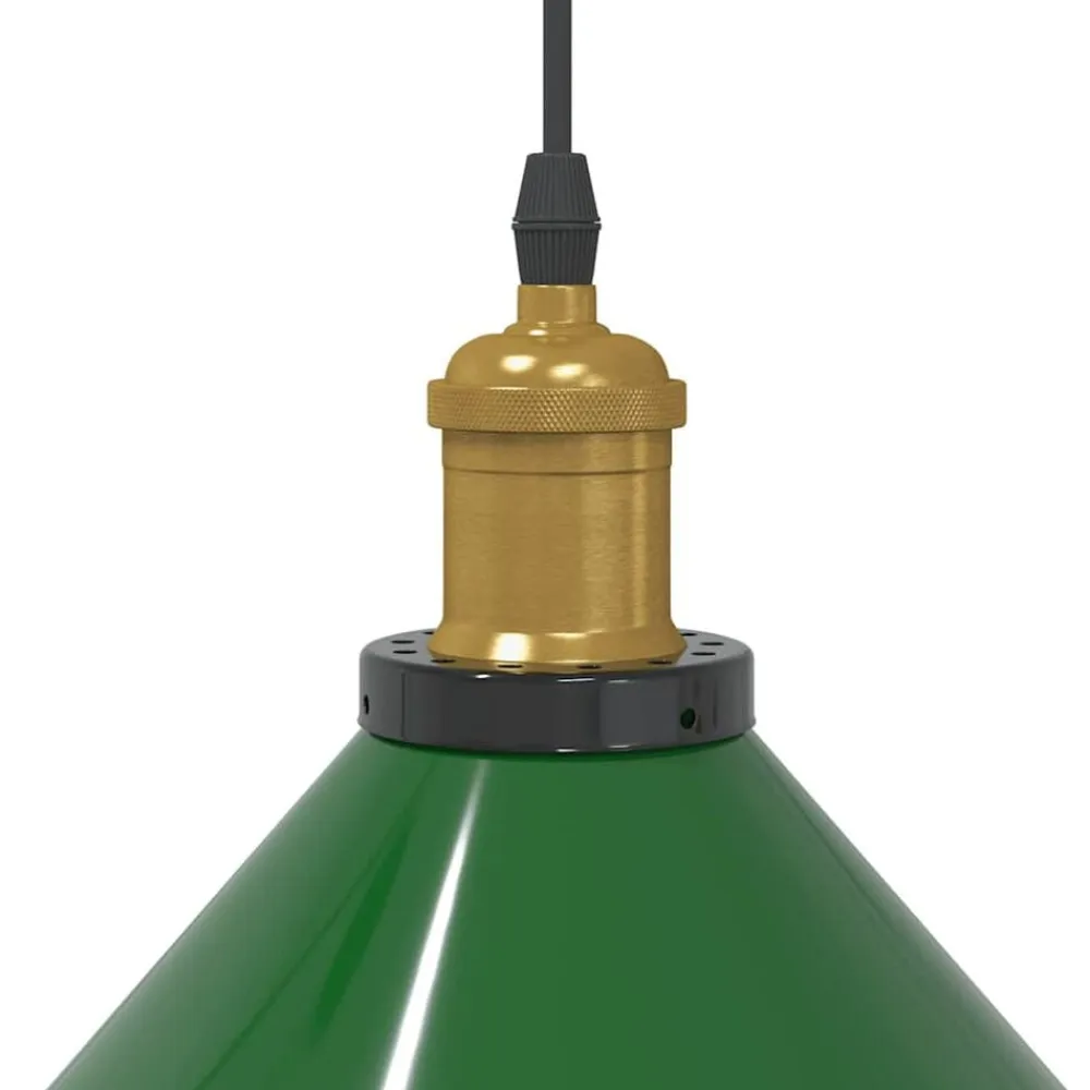vidaXL Iluminación-Lámpara colgante regulable en altura E27 Ø 22cm