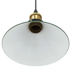 vidaXL Iluminación-Lámpara colgante regulable en altura E27 Ø 22cm